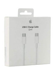 Apple 2-Meter Charging Cable, USB-C to USB-C for Apple Devices, White