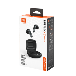 JBL Live Flex True Wireless Noise Cancelling Earbuds, Black