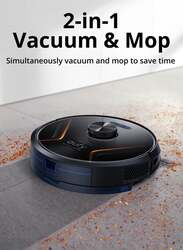 Eufy Robot X8 Hybrid Vacuum & Mop Cleaner, 70W, T2261, Black