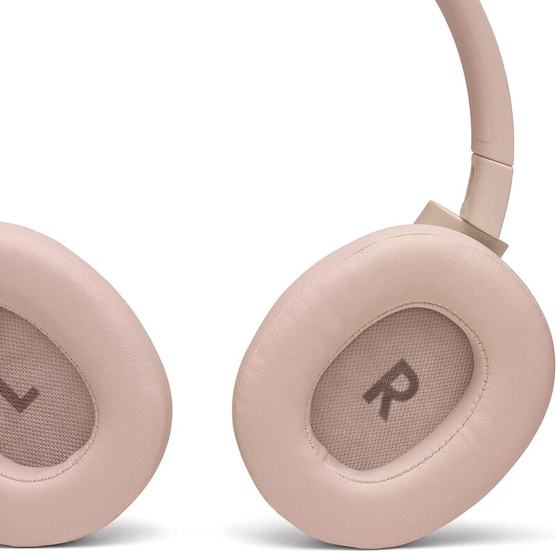 JBL Tune 760NC Wireless Over-Ear NC Headphones, Powerful JBL Pure Bass Sound, ANC + Ambient Aware, 50H Battery, Hands-Free Call, Voice Assistant, Fast Pair - Blush, JBLT760NCBLS
