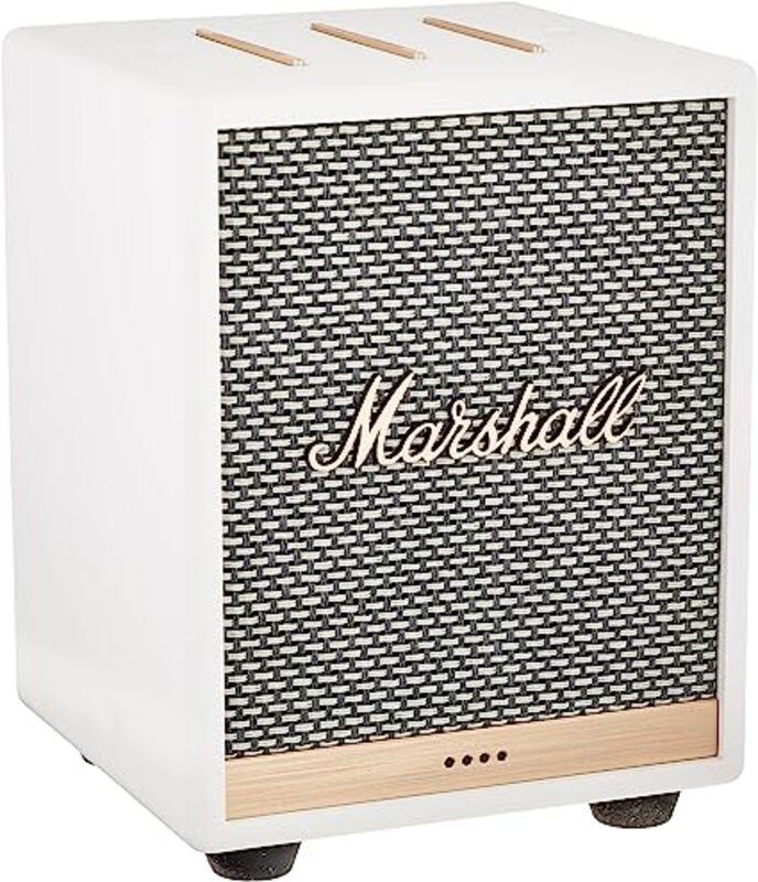 Marshall Uxbridge Voice Bluetooth Speaker with Google Assistant, White