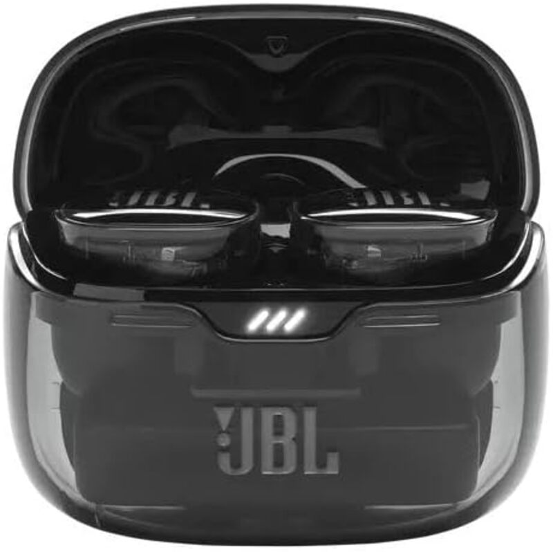 JBL Tune Buds True Wireless Noise Cancellling Earbuds Pure Bass Sound Bluetooth 5.3 LE Audio Smart Ambient 4-Mic Technology 48H Battery Water and Dust Resistant, Ghost Black