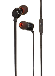 JBL Tune 110 Wired In-Ear Earphones, Black