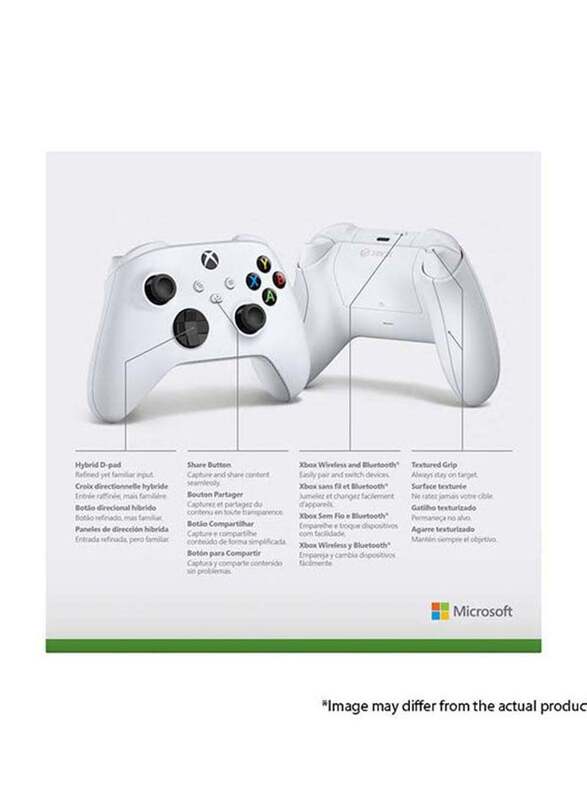 Microsoft Xbox Wireless Controller for XboXSeries XS, Xbox One, Windows10/11, Android, and iOS, White