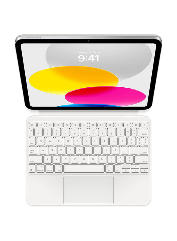 

Apple Magic Wireless English Folio Keyboard for iPad 10th Generation, White