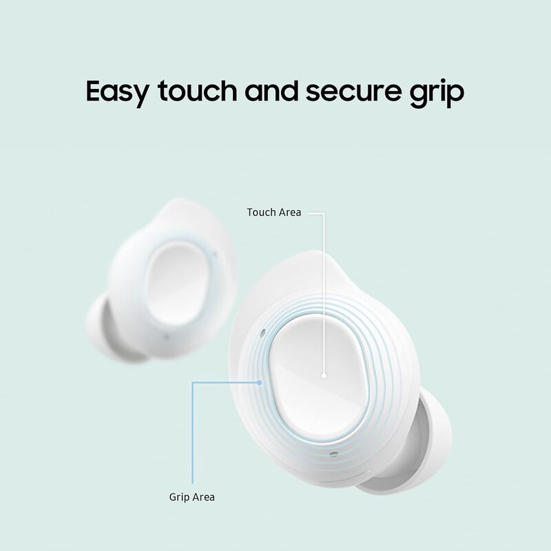 SAMSUNG Galaxy Buds FE, Comfort and Secure Fit, Wing-Tip Design, ANC Support, Ecosystem Connectivity, True Wireless Bluetooth Earbuds, Powerful 1-Way Speaker, SM-R400NZAAXAR, Graphite