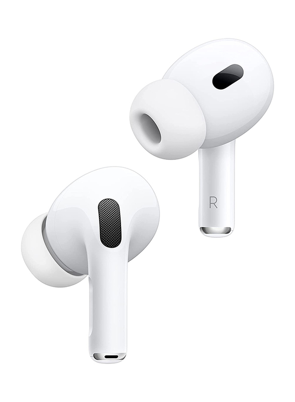 Apple AirPods Pro (2nd Generation) Wireless In-Ear Noise Cancelling Earphones with Wireless Charging Case, White