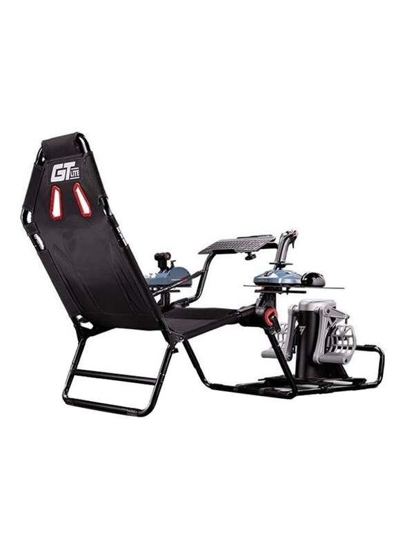 Next Level Racing Gt Lite Foldable Simulator Racing Cockpit Gaming Chair, Black