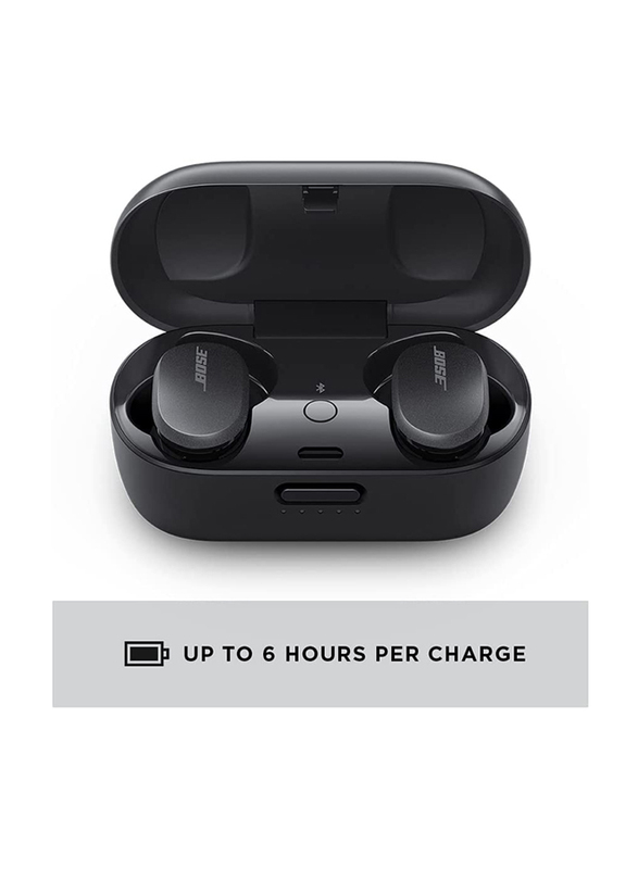 Bose QuietComfort Wireless In-Ear Noise Cancelling Earbuds, Triple Black