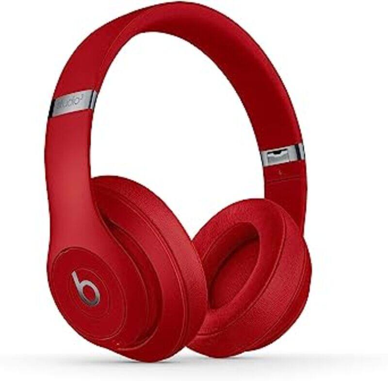 

Beats Studio3 Wireless Over-Ear Noise Cancelling Headphones with Mic, Red