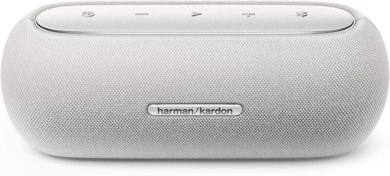 

HARMAN KARDON LUNA ELEGANT PORTABLE BLUETOOTH SPEAKER WITH 12 HOURS OF PLAYTIME White