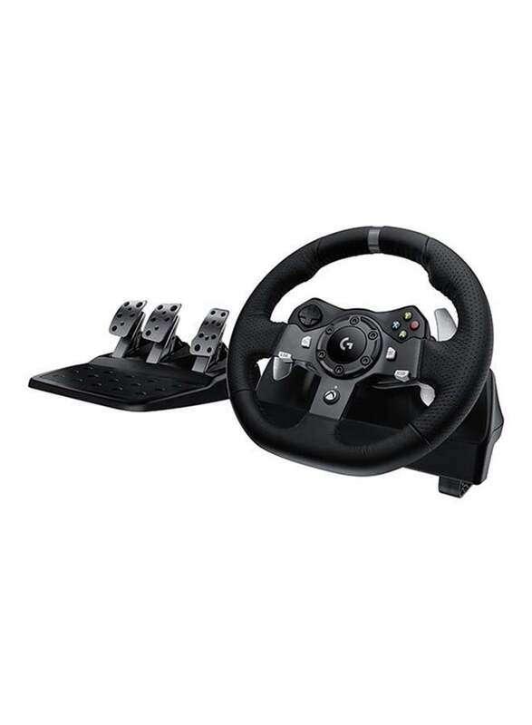 Logitech G920 Driving Force Racing Wireless Wheel for Xbox One/Series S/X and PC, Black