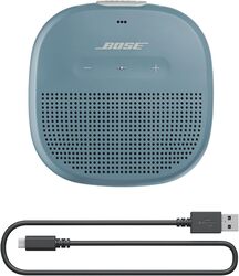 Bose SoundLink Micro, Portable Outdoor Waterproof Speaker with Wireless Bluetooth Connectivity, Stone Blue