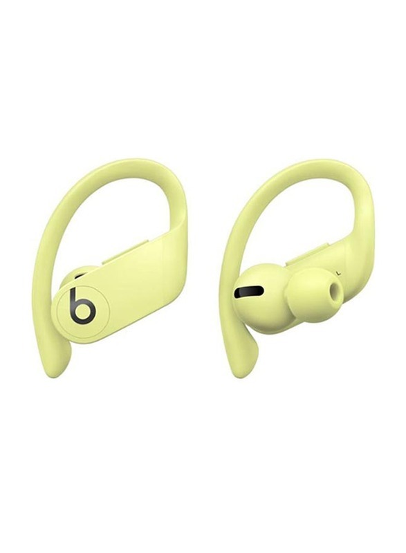 Beats Powerbeats Pro Wireless In-Ear Noise Cancelling Earphones with Mic, Spring Yellow