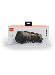 JBL Charge 5 Waterproof Portable Bluetooth Speaker with Powerbank, Squad Camouflage