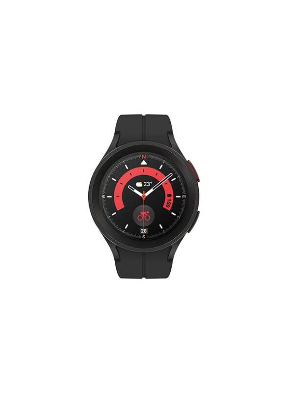 Samsung Galaxy Watch 5 Pro - 45mm Smartwatch with Music Storage, GPS, SM-R920NZKAMEA, Black
