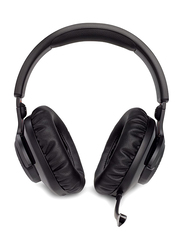 JBL Quantum 350 Wireless Over-Ear Gaming Headphones with Mic, Black