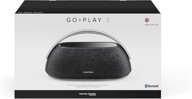 Harman Kardon Go + Play 3 Portable Bluetooth Speaker, Black