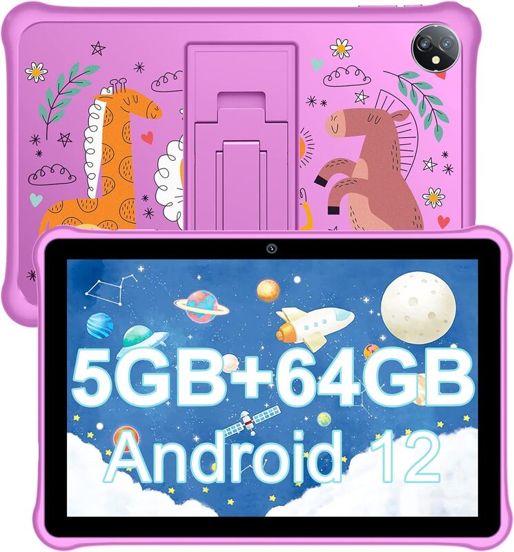 Blackview Tab A7 Kids 10.1-inch 3+64GB 6580mAh Children Edition Tablet, Candy Pink