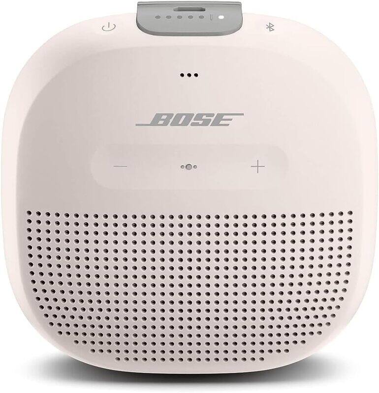 

Bose SoundLink Micro, Portable Outdoor Waterproof Speaker with Wireless Bluetooth Connectivity, White Smoke