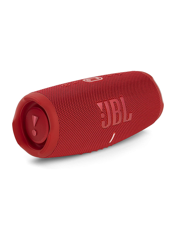 JBL Charge 5 Waterproof Portable Bluetooth Speaker with Powerbank, Red