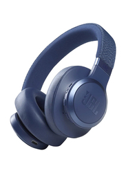 JBL Live 660NC Wireless Over-Ear Noise Cancelling Headphones, Blue