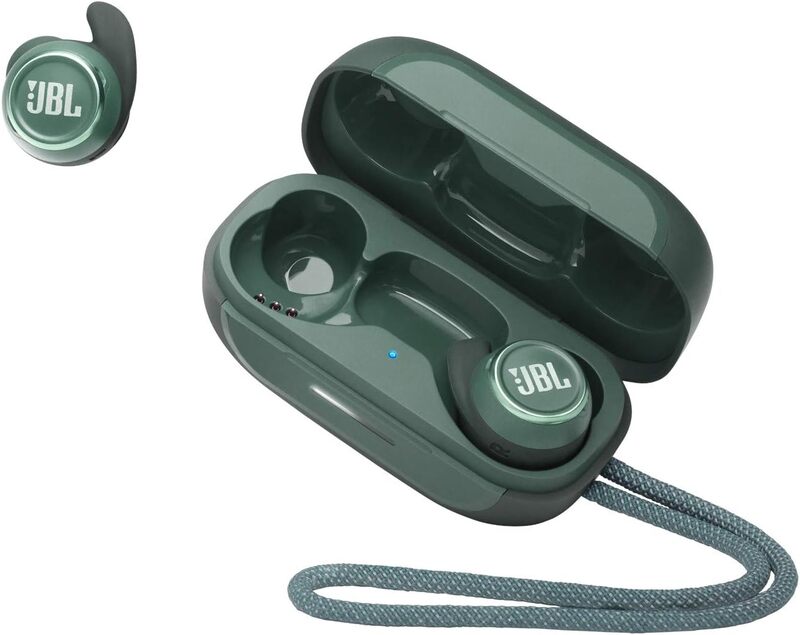 JBL Reflect Mini NC Waterproof True Wireless In-ear Noise Cancelling Sport Headphones, Up To 21 Hours of Playback, Green