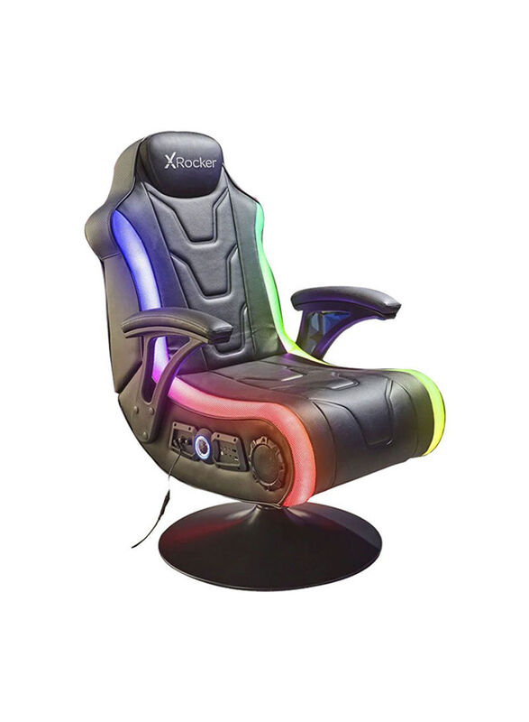 X Rocker Monsoon RGB 4.1 Gaming Chair, Monsoon