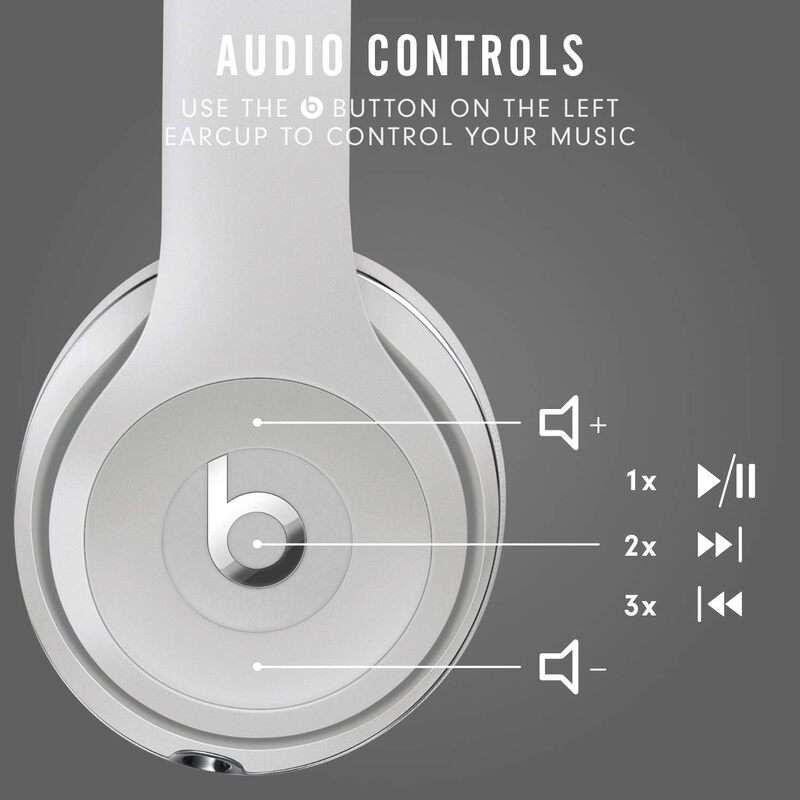 Beats Solo3 Wireless On-Ear Headphones,  Silver