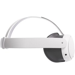 Meta Quest 3 Advanced VR Headset, 128GB Storage, Ring-Free Touch Plus Controllers, Adjustable Strap, Built-In 3D Spatial Audio, White