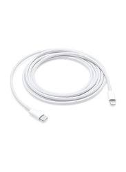 Apple 2-Meter Charging Cable, USB-C to Lightning for Apple Devices, White