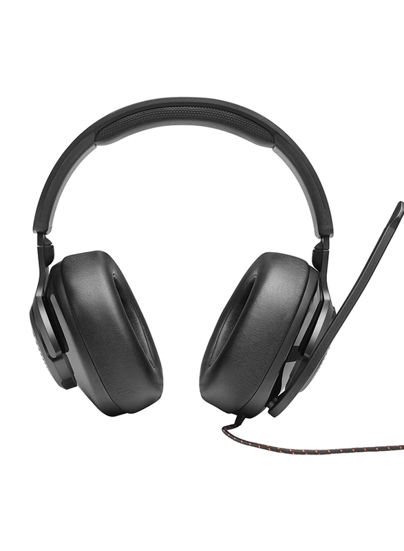 JBL Quantum 300 3.5 mm Jack Over-Ear Gaming Headphones with Mic, Black