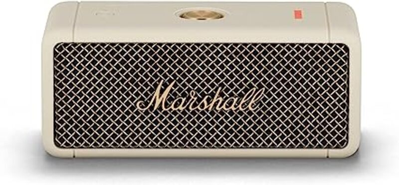 Marshall Emberton Portable Compact Wireless Speaker, Cream