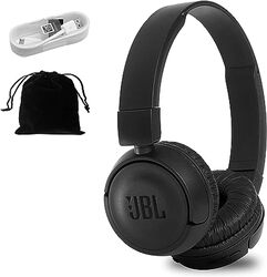 JBL T460BT On-Ear Wireless Bluetooth Headphones, Black