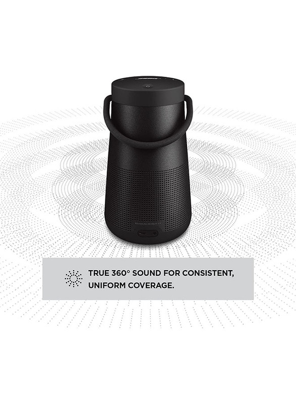 Bose SoundLink Revolve Plus II Waterproof Bluetooth Speaker, Triple Black