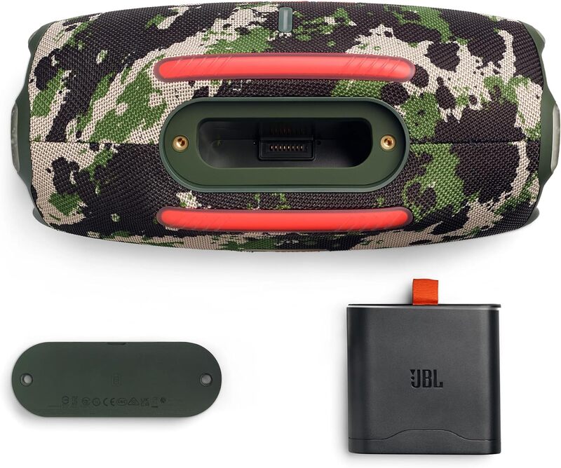 JBL Xtreme 4 Portable waterproof speaker with massive JBL Pro Sound and a convenient shoulder strap,camouflage- Squad