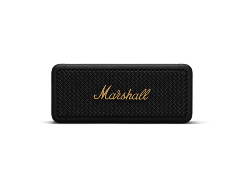 Marshall Emberton Portable Compact Wireless Speaker, Black/Brass