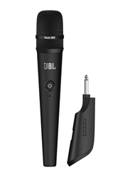 JBL Rock One Rechargeable and Portable UHF Wireless Microphone System, Black