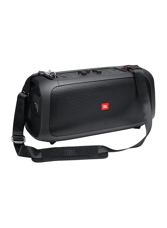 JBL Party Box On-The-Go Splashproof Portable Bluetooth Speaker, Black