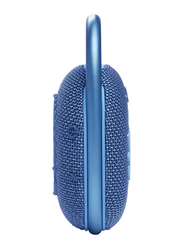 JBL Clip 4 Eco Splashproof Wireless Portable Speaker, Blue