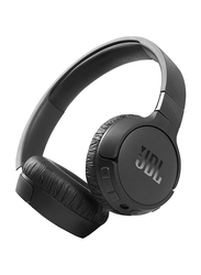 JBL Tune 660NC Wireless On-Ear Noise Cancelling Headphone, Black