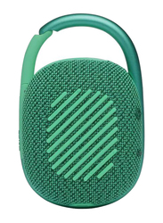 JBL Clip 4 Eco Splashproof Wireless Portable Speaker, Green