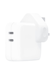 Apple 35W Power Adapter with Dual USB-C Port, White