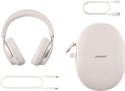 Bose QuietComfort Ultra Over-Ear Noise Cancelling Headphones, White Smoke