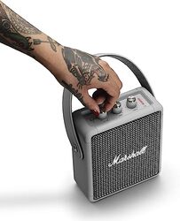 Marshall Stockwell II Wireless Portable Bluetooth 20+ Hours 20W Speaker, Grey