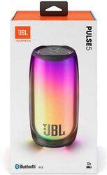 JBL Pulse 5 Portable Bluetooth Speaker with Eye-Catching 360-Degree Lightshow, JBL Original Pro Sound, IP67 Waterproof & Dustproof, 12 Hours Battery, Wireless Streaming ,Black