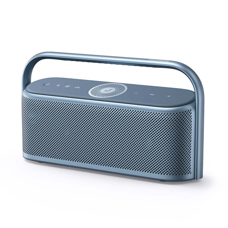 Anker Soundcore Motion X600 Portable Bluetooth Speaker with Wireless Hi-Res Spatial Audio 50W, Lunar Blue