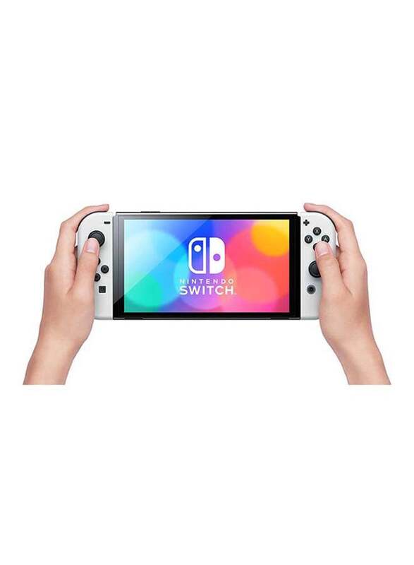 Nintendo Switch OLED (2021) Model Console with Joy Controllers, 64GB, International Version, Black/White