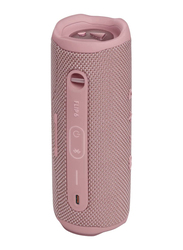 JBL Flip 6 Water Resistant Portable Bluetooth Speaker, JBLFLIP6PINK, Pink