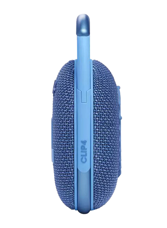 JBL Clip 4 Eco Splashproof Wireless Portable Speaker, Blue